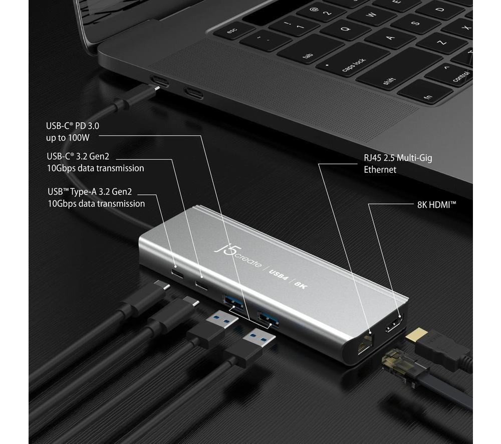 J5CREATE JCD403 6-port USB-4 Hub image number 3 of 8