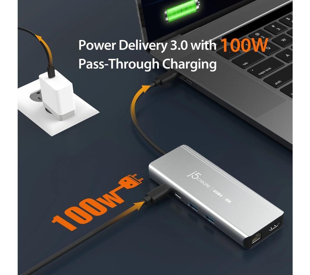 J5CREATE JCD403 6-port USB-4 Hub image number 5 of 8