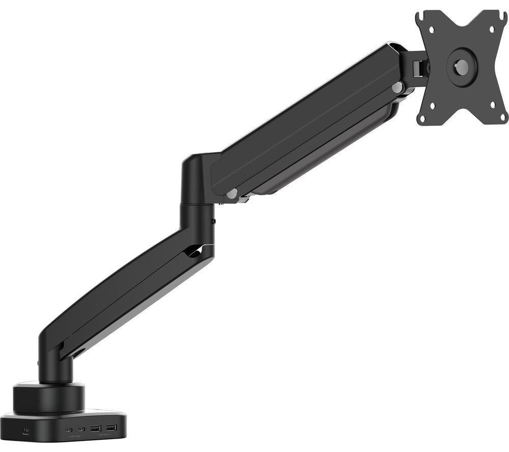 J5CREATE Single Arm Full Motion 17-32" Monitor Desk Mount with Docking Station image number 5 of 13