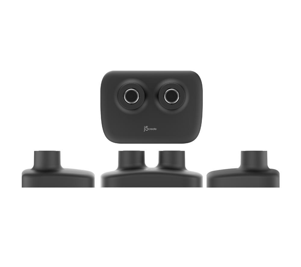 J5CREATE JTSA102-N Dual Arm Full Motion 17-32" Monitor Desk Mount - Black image number 5 of 10