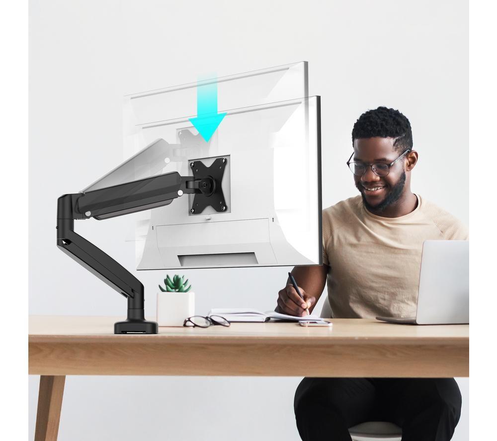 J5CREATE JTSA101-N Single Arm Full Motion 17-32" Monitor Desk Mount - Black image number 7 of 10
