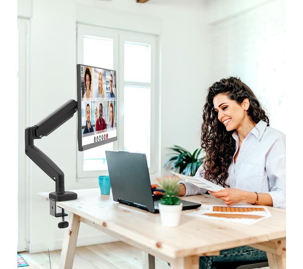 J5CREATE JTSA101-N Single Arm Full Motion 17-32" Monitor Desk Mount - Black image number 10 of 10