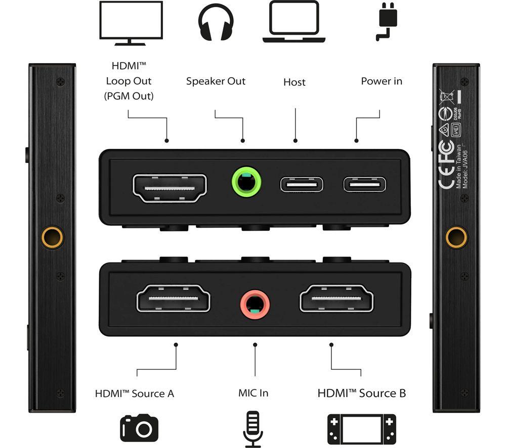 J5CREATE JVA06 Dual HDMI Video Capture image number 5 of 7