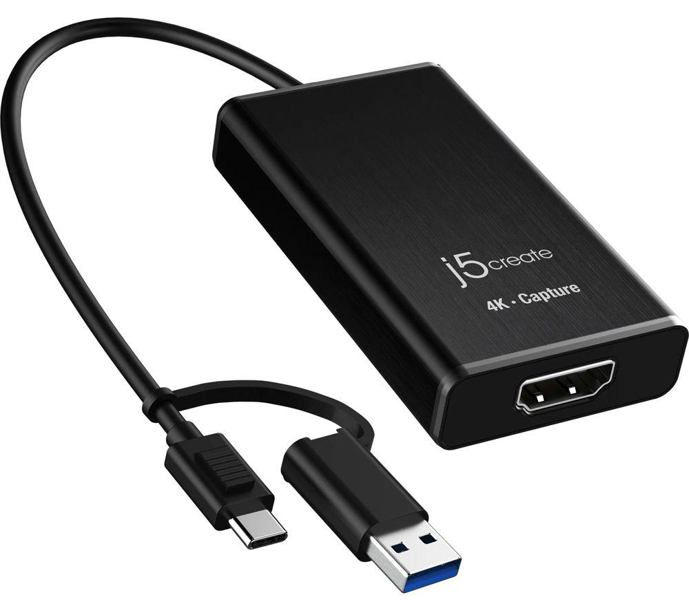J5create Jva11-N 4K Hdmi Capture Adapter, Black