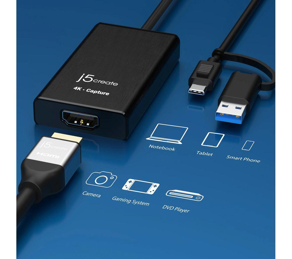 J5CREATE JVA11-N 4K HDMI Capture Adapter image number 2 of 5
