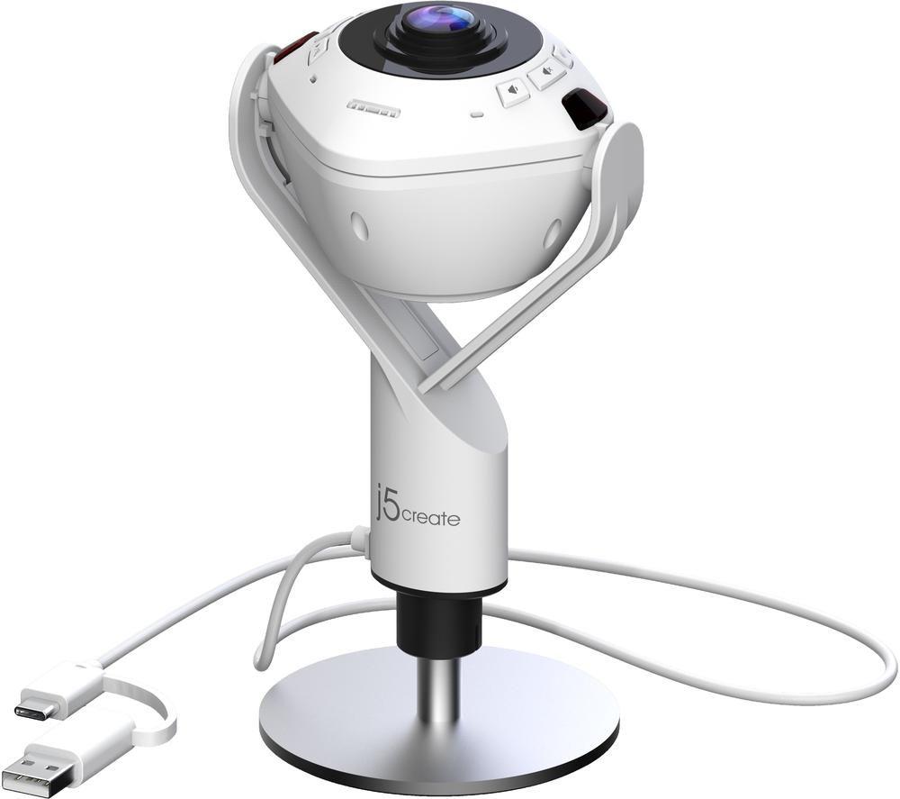 J5CREATE JVU368-N Full HD 360 Webcam with Speakerphone image number 6 of 6