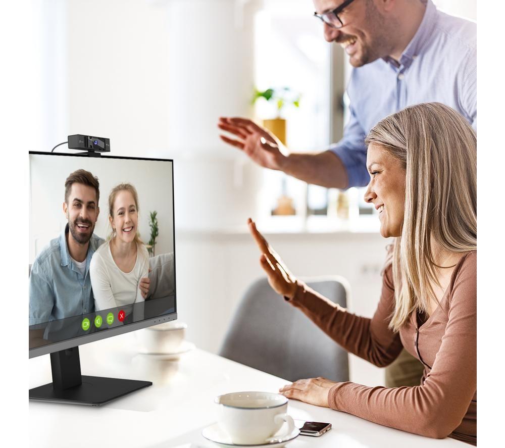 J5CREATE JVCU435-N 4K Ultra HD Webcam with Dual Stereo Microphones image number 4 of 10