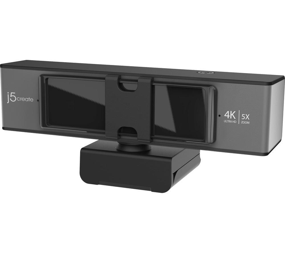 J5CREATE JVCU435-N 4K Ultra HD Webcam with Dual Stereo Microphones image number 10 of 10
