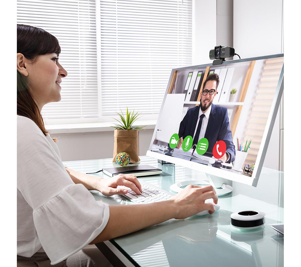 J5CREATE JVU430-N 4K Ultra HD Webcam with Dual Stereo Microphones image number 5 of 5