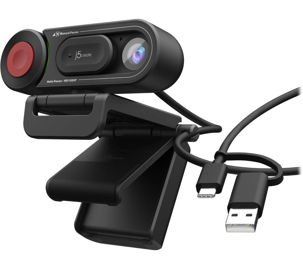 J5CREATE JVU250-N Full HD Webcam with Microphone image number 6 of 7