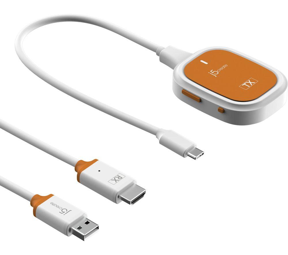J5CREATE ScreenCast Full HD JVAW61-N USB Type-C to USB Display Adapter image number 2 of 5