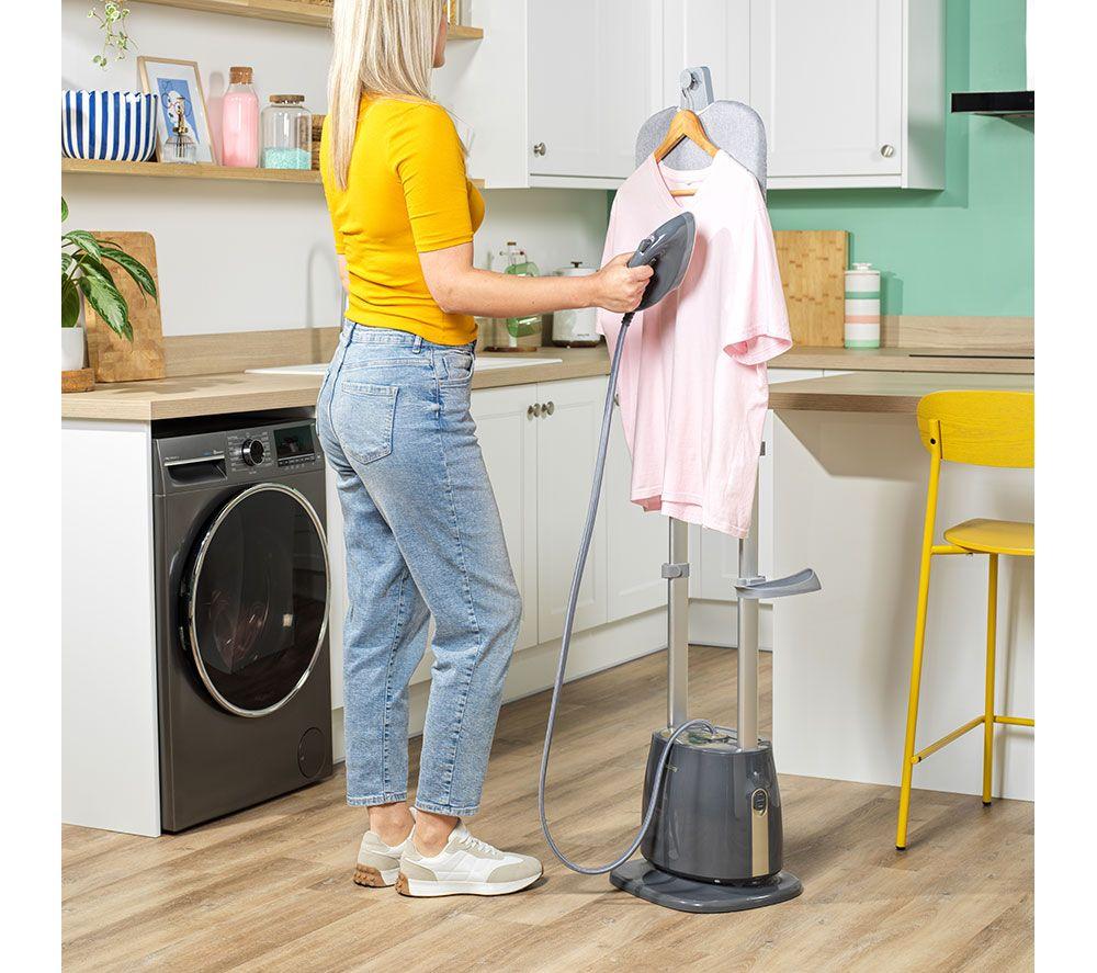 BELDRAY BEL02157 Steam Generator Iron & Clothes Steamer with Stand & Glove - Grey image number 9 of 11