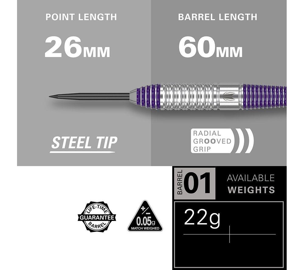 TARGET Luke Littler Brass Steel Tip Darts image number 2 of 6