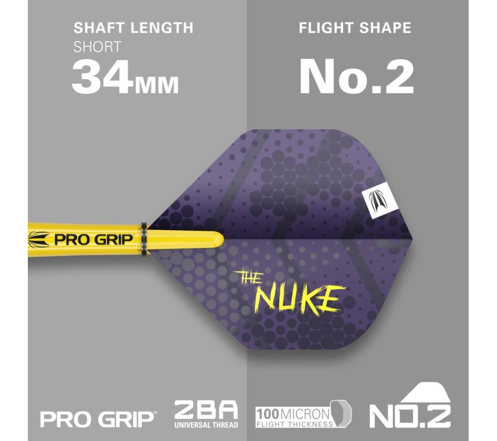 TARGET Luke Littler Loadout 90% Steel Tip Swiss Point Darts image number 4 of 6