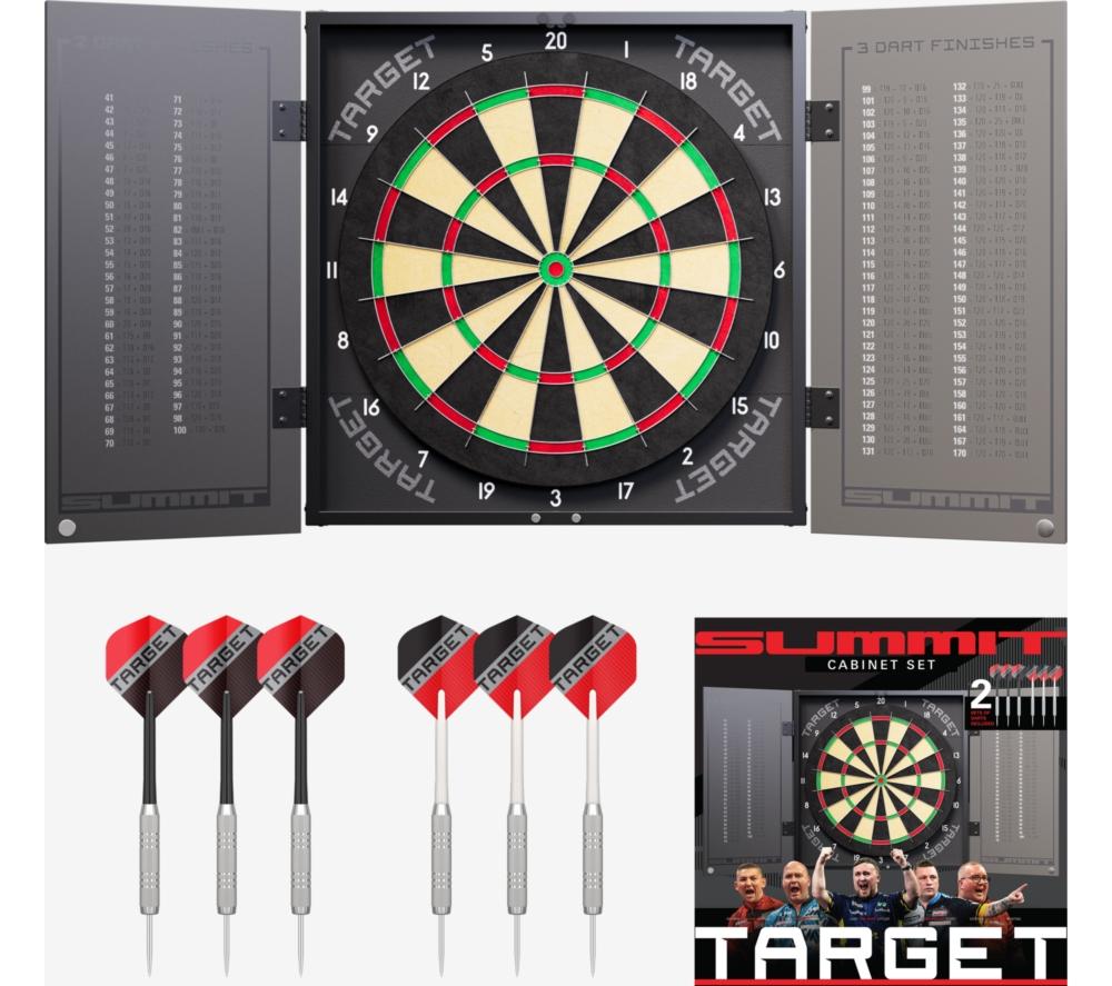 TARGET Summit Dartboard & Cabinet Set
