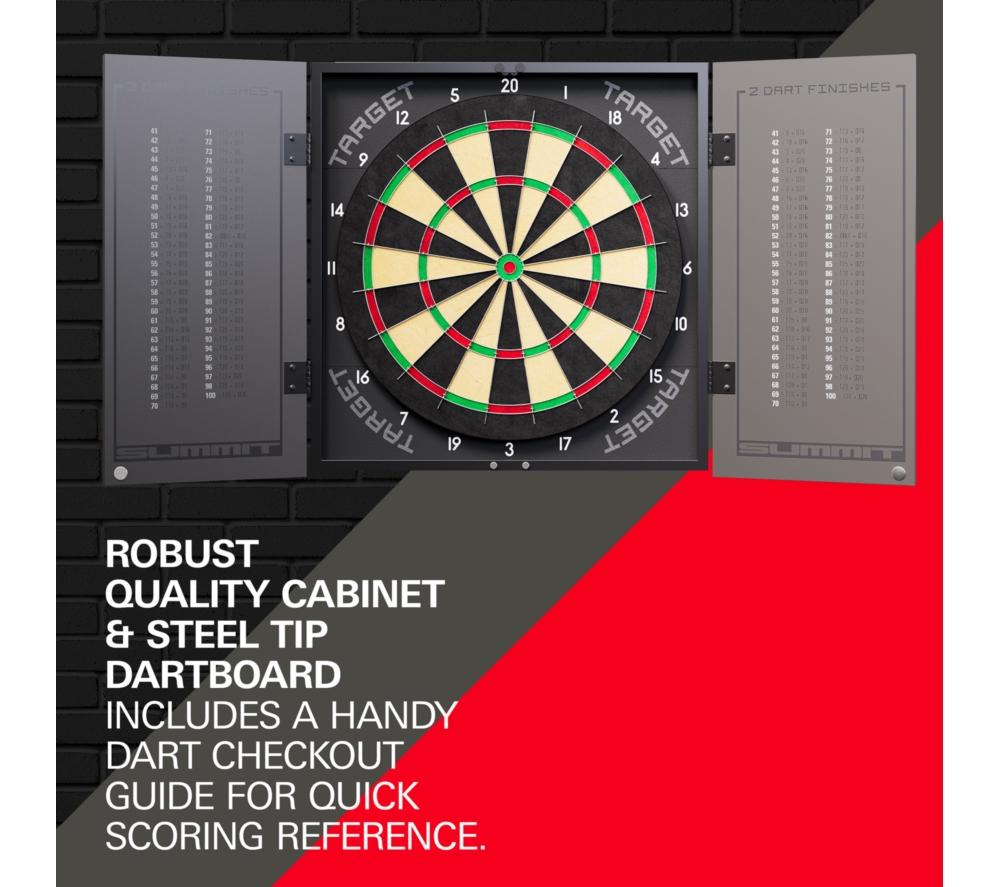 TARGET Summit Dartboard & Cabinet Set image number 4 of 8