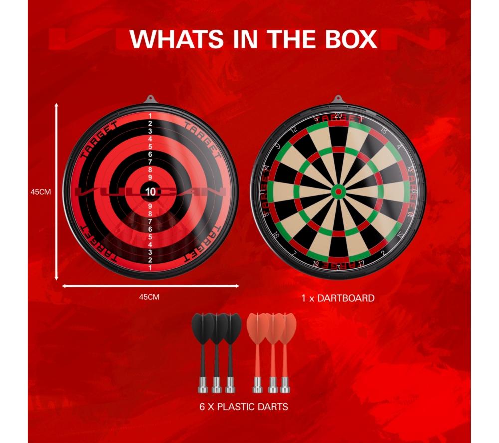 TARGET Vulcan Double-Sided Magnetic Dartboard image number 7 of 8