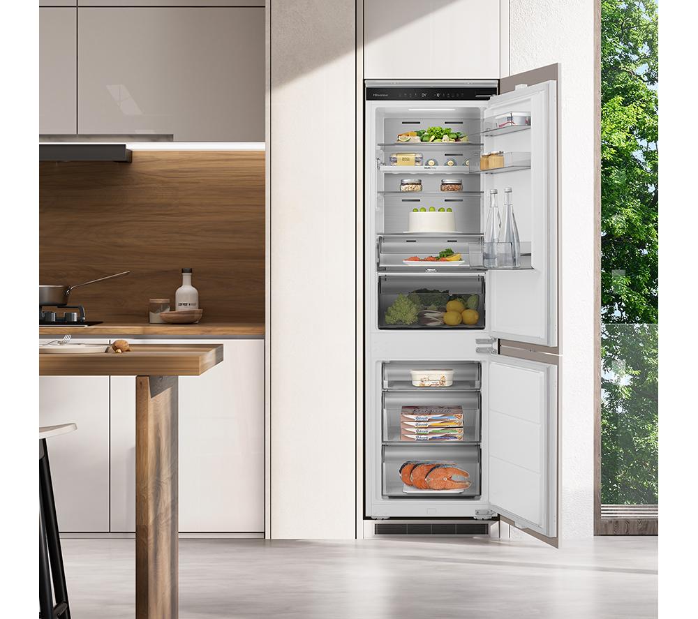 HISENSE RB3B250SAWE Integrated Smart 70/30 Fridge Freezer - Fixed Hinge image number 11 of 15