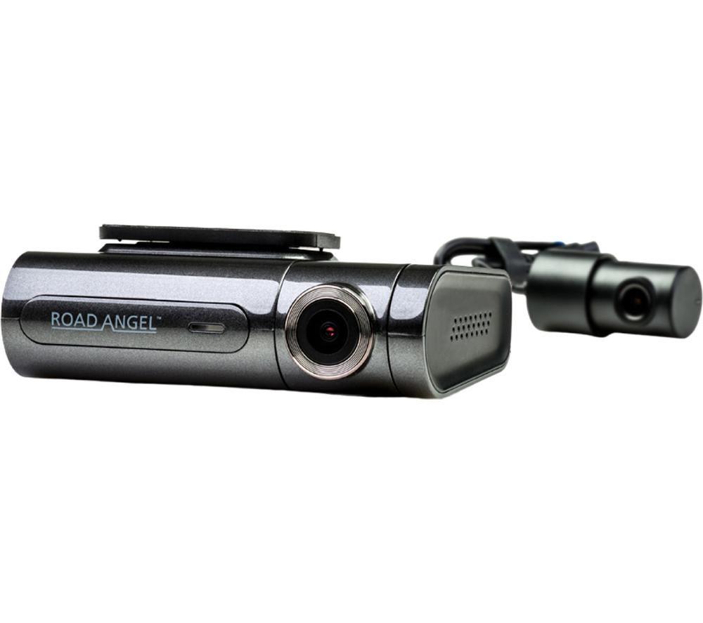 ROAD ANGEL Halo Pro Deluxe Quad HD Front & Full HD Rear Dash Cam with SD card & Hardwiring Kit - Black image number 5 of 5