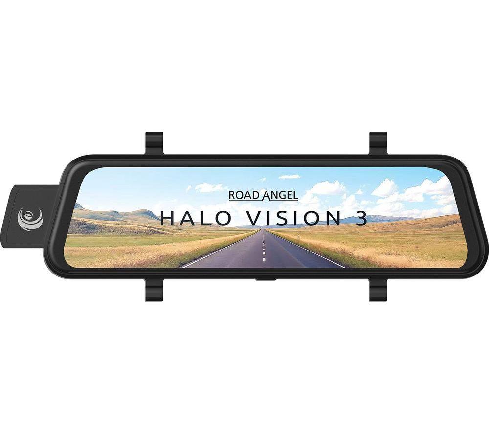 ROAD ANGEL Halo Vision 3 4K Ultra HD Rear View Mirror Dash Cam - Black image number 7 of 7