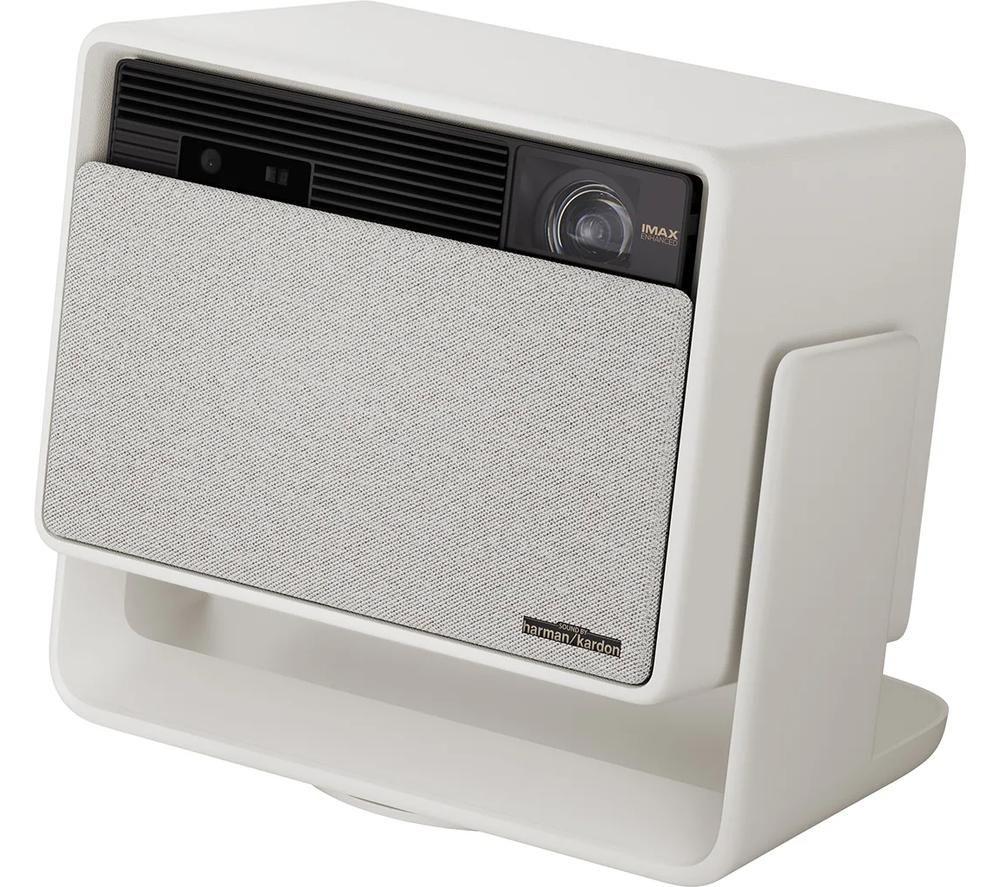 XGIMI Horizon S Max Smart 4K Ultra HD Home Cinema Projector, White,Cream