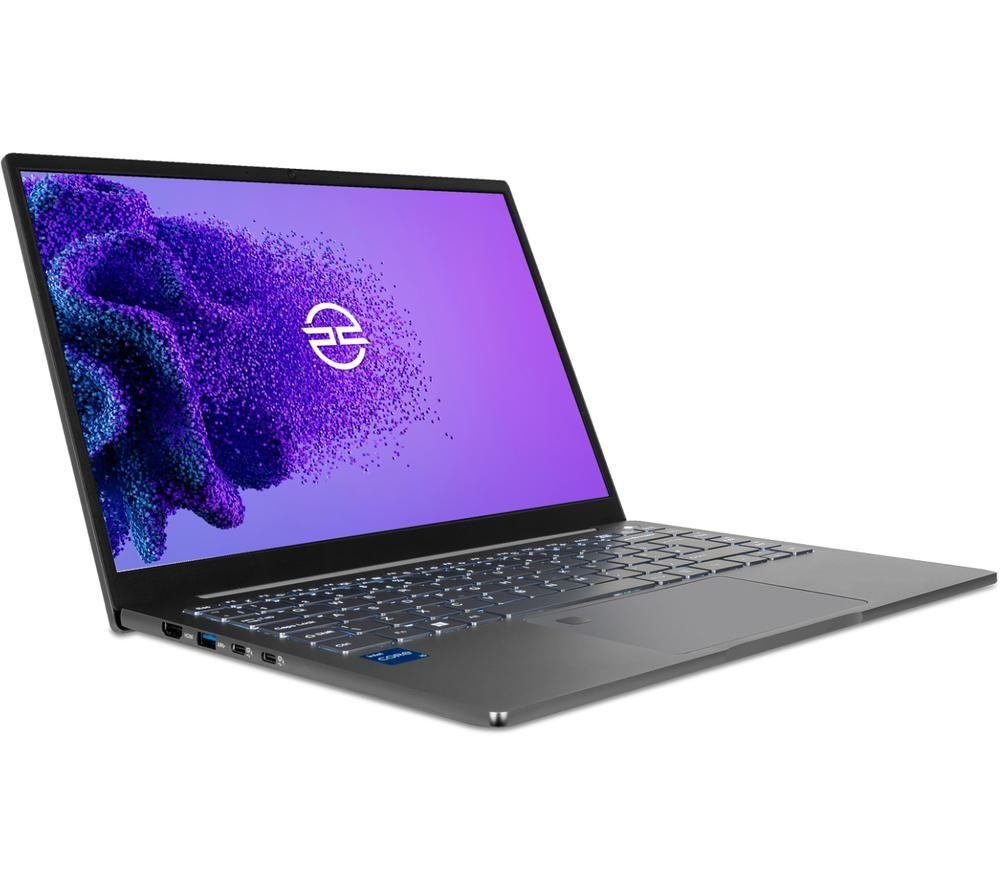 PCSPECIALIST Initia 14" Laptop - Intel&reg; Core&trade; i7, 512 GB SSD, Grey & Black image number 2 of 6