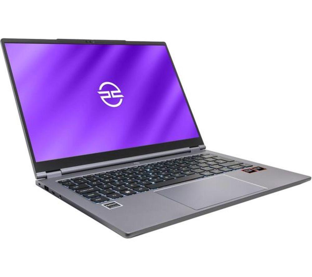 PCSPECIALIST Lafite 14" Laptop - AMD Ryzen AI 7, 1 TB SSD, Grey image number 4 of 5