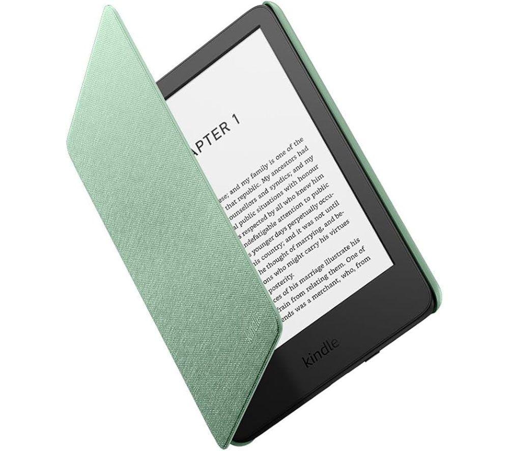 AMAZON 6" Kindle (2022 and 2024) Fabric Case - Matcha Green image number 2 of 5