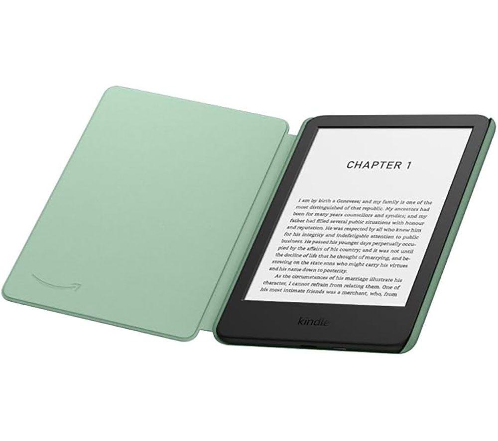 AMAZON 6" Kindle (2022 and 2024) Fabric Case - Matcha Green image number 4 of 5