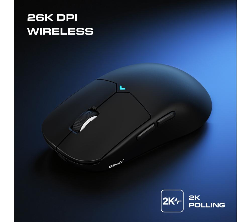 QPAD Mark Model 1 Wireless Optical Gaming Mouse image number 2 of 12