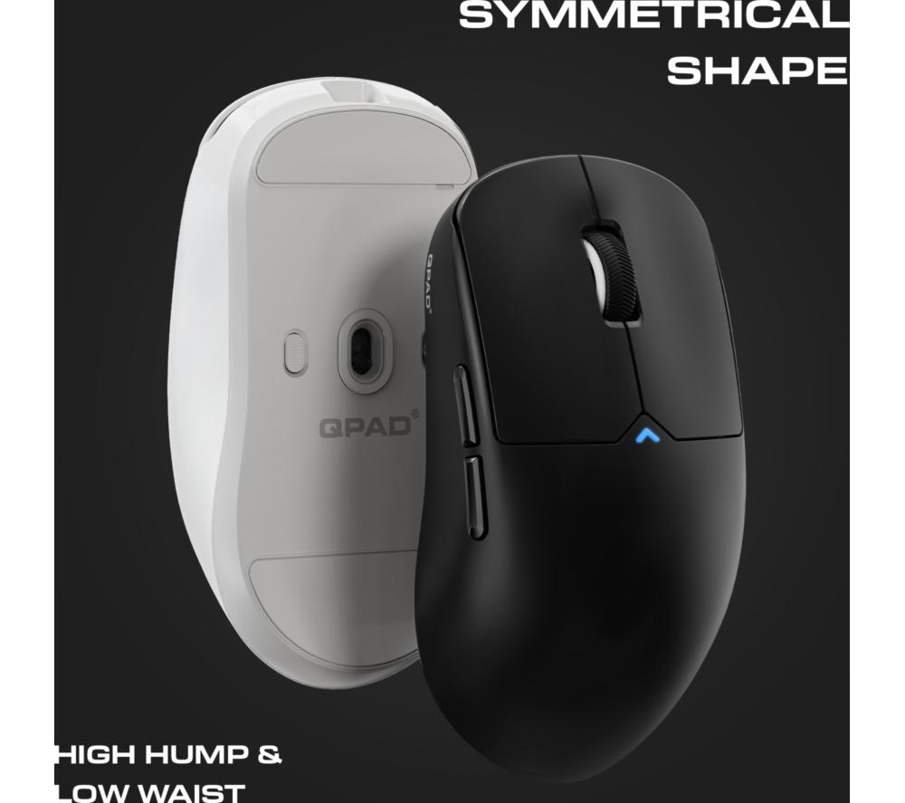 QPAD Mark Model 1 Wireless Optical Gaming Mouse - White image number 6 of 12