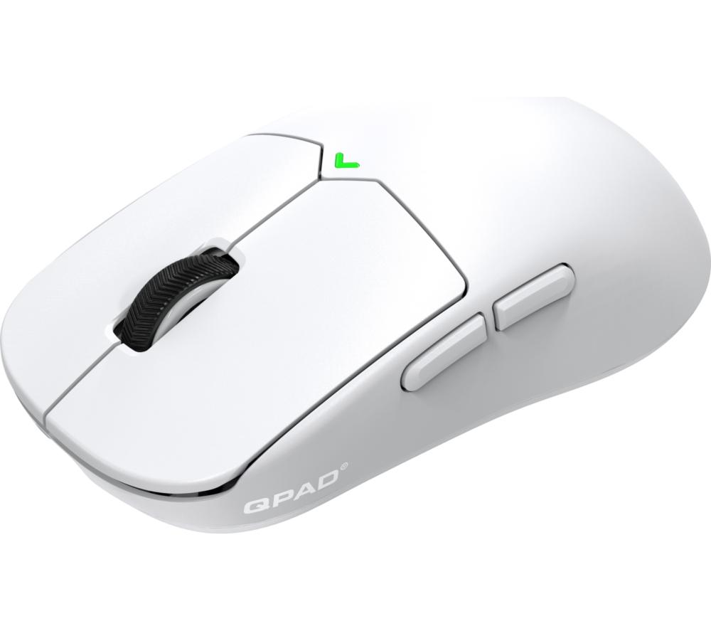 QPAD Mark Model 1 Wireless Optical Gaming Mouse - White image number 10 of 12