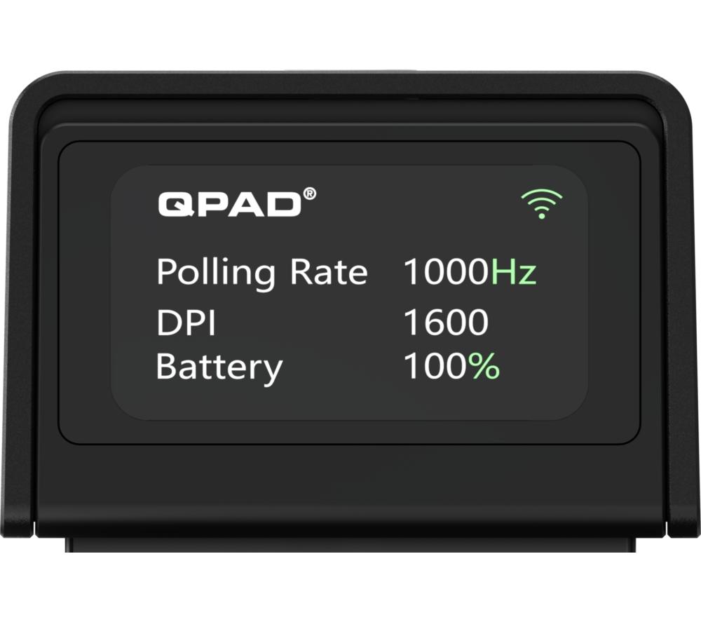 QPAD Mark Model 3 Wireless Optical Gaming Mouse - Black image number 10 of 22