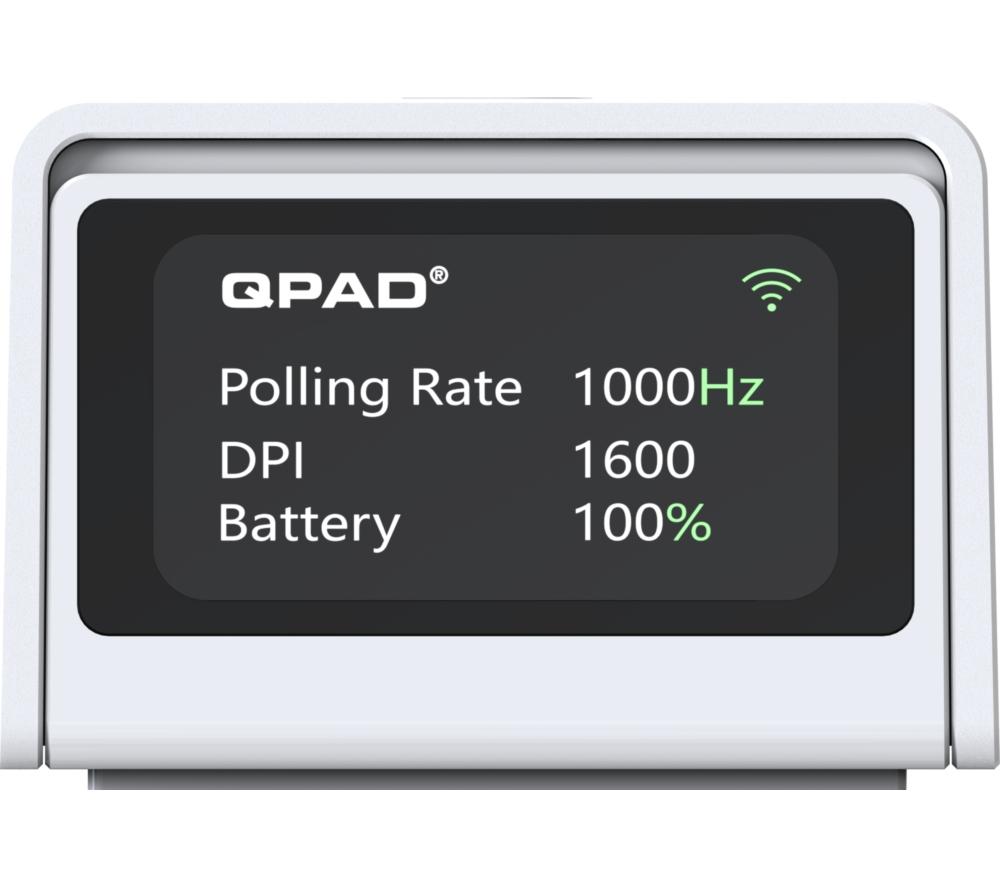 QPAD Mark Model 3 Wireless Optical Gaming Mouse - White image number 10 of 27