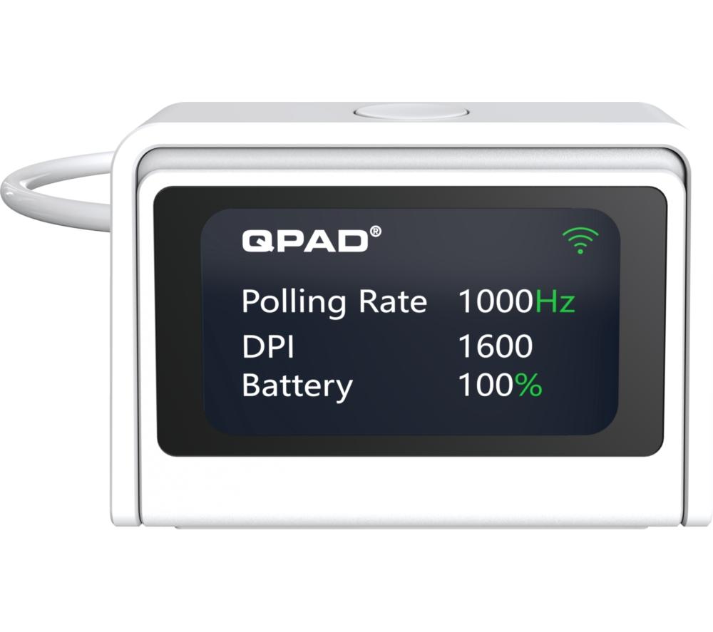 QPAD Mark Model 3 Wireless Optical Gaming Mouse - White image number 25 of 27