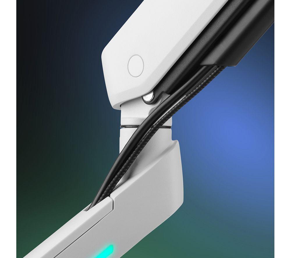 ONE FOR ALL DM8220 Universal Gaming Dual Arm 21-45" Monitor Desk Mount - White image number 9 of 13