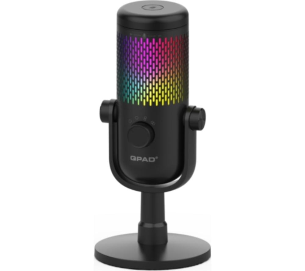 QPAD Omnibeam Stream RGB Pro Microphone - Black image number 8 of 8