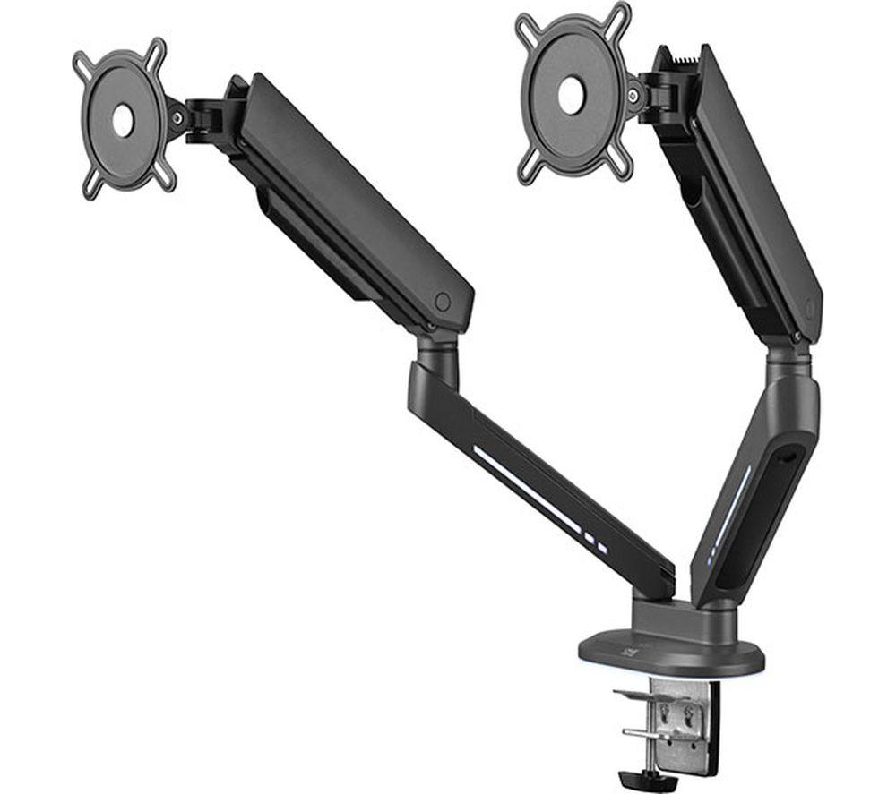 ONE FOR ALL DM8210 Universal Gaming Dual Arm 21-45" Monitor Desk Mount - Anthracite & Black