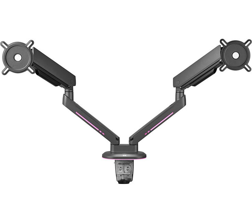 ONE FOR ALL DM8210 Universal Gaming Dual Arm 21-45" Monitor Desk Mount - Anthracite & Black image number 6 of 7