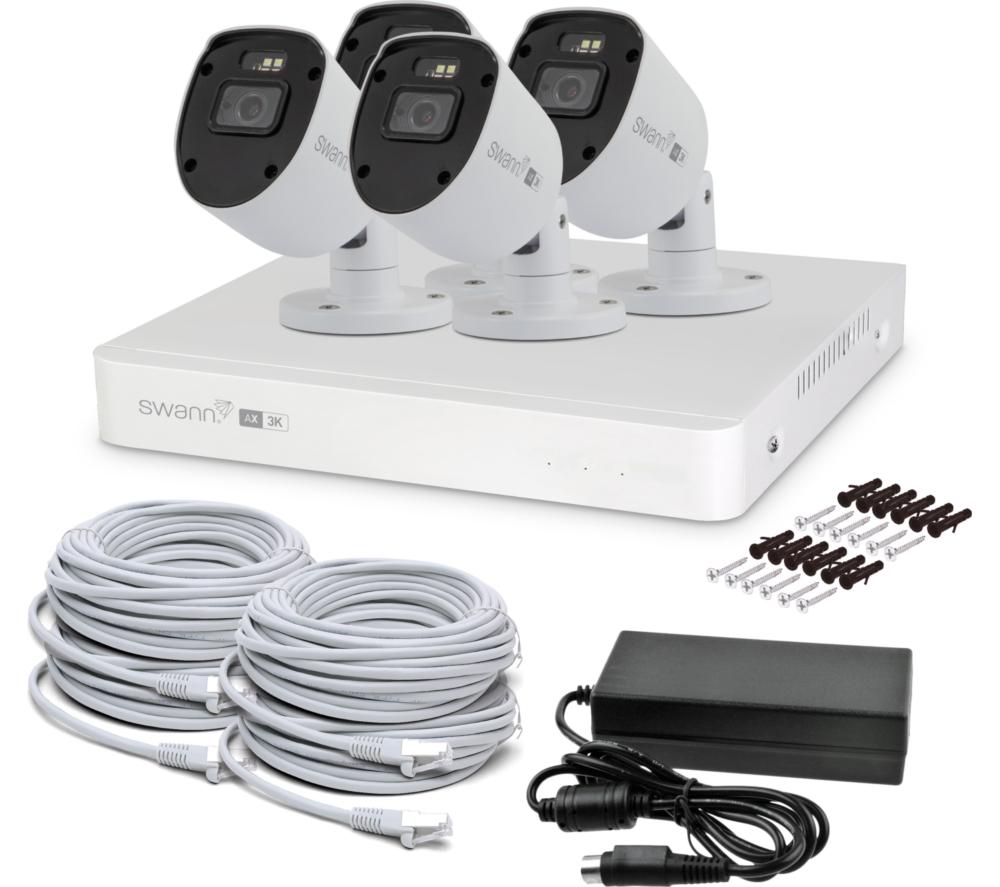 SWANN AdvancedX SWNVK-8ADVX5MP4B 8-channel 3K NVR Security System - 1 TB, 4 Cameras image number 9 of 9