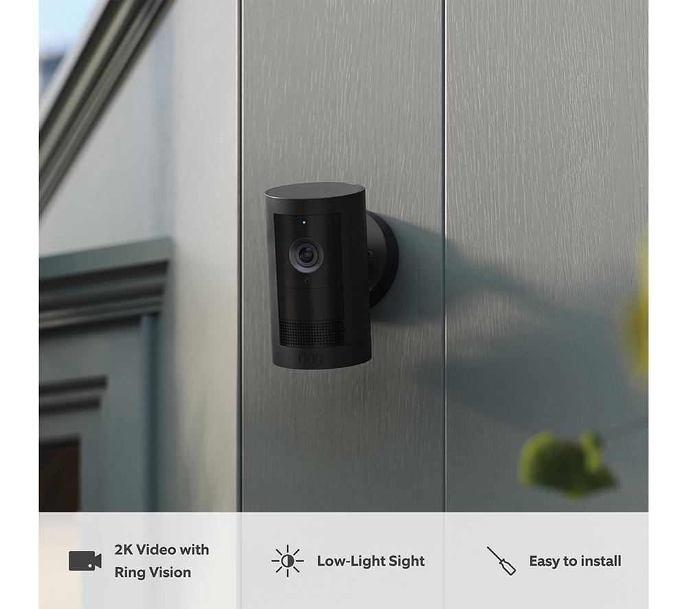 RING Outdoor Cam Plus Battery 2K WiFi Security Camera - Black image number 3 of 7