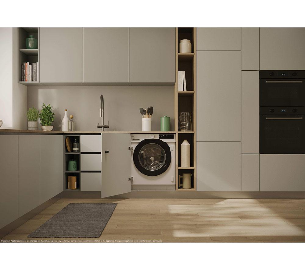 HOOVER H-WASH 400 BH4SD69M6DB9-80 Autodose Integrated WiFi-enabled 9 kg 1600 Spin Washing Machine image number 3 of 16
