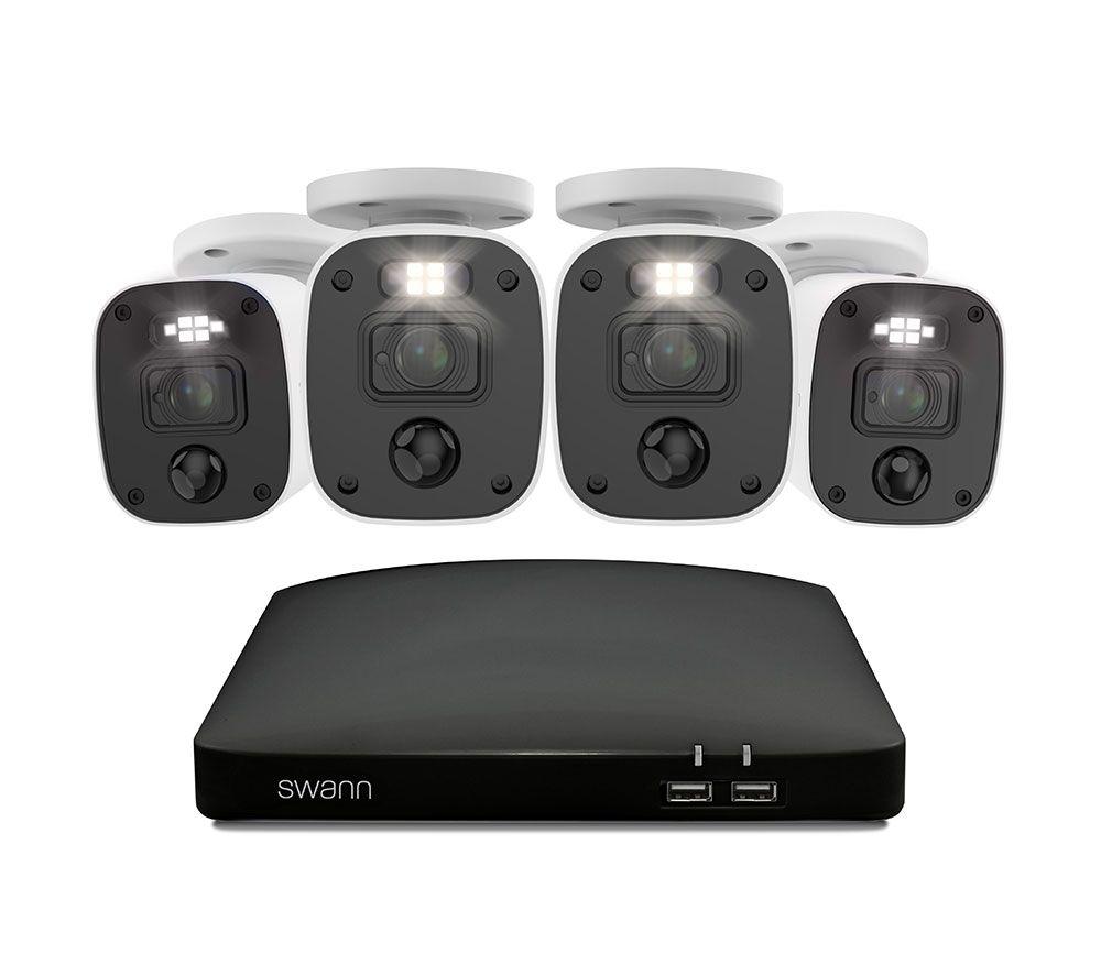 SWANN Home SWDVK-8468542KMQB-EU 8-channel 2K DVR Security System - 256 GB, 4 Cameras
