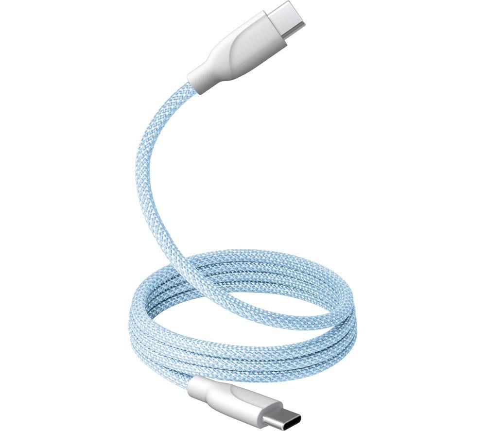 GOJI Braided Magnetic USB Type-C Cable - 1 m, Blue