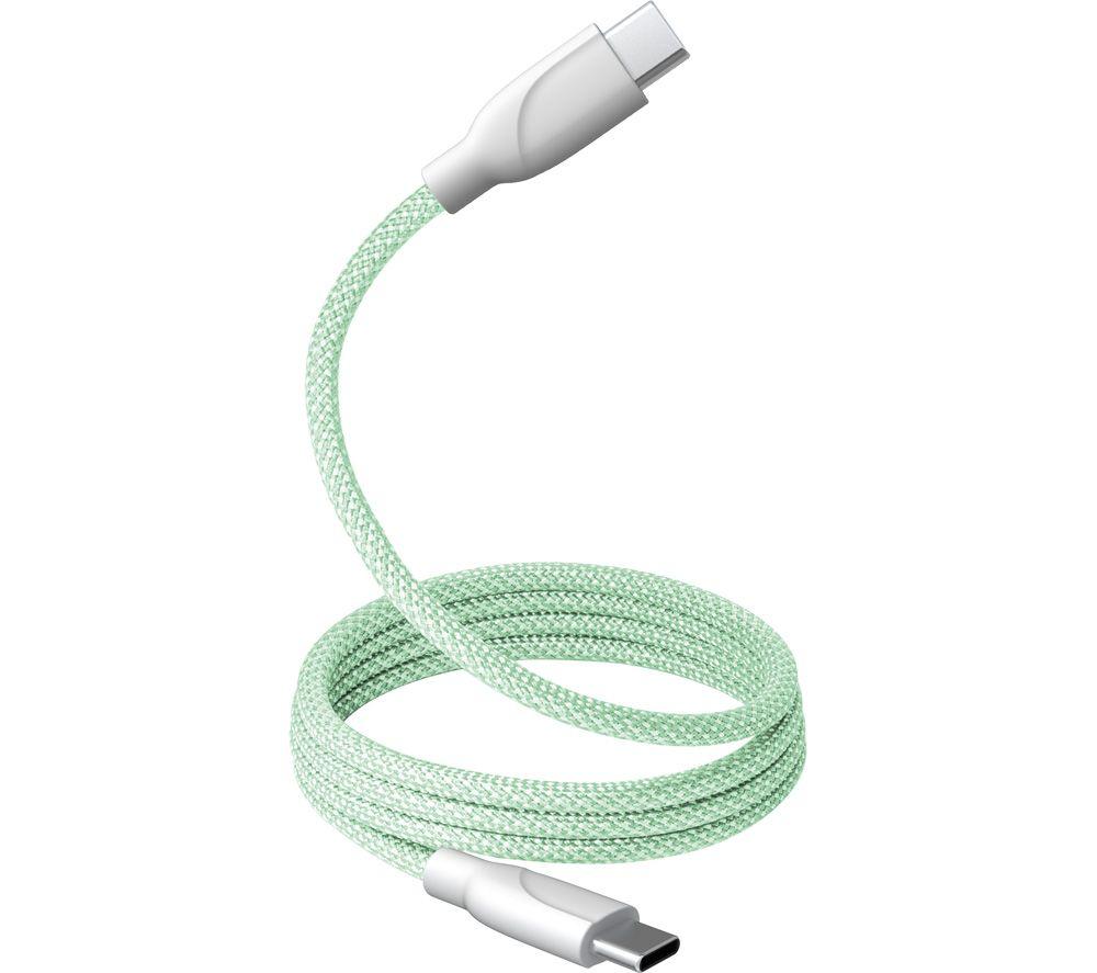 GOJI Braided Magnetic USB Type-C Cable - 1 m, Green