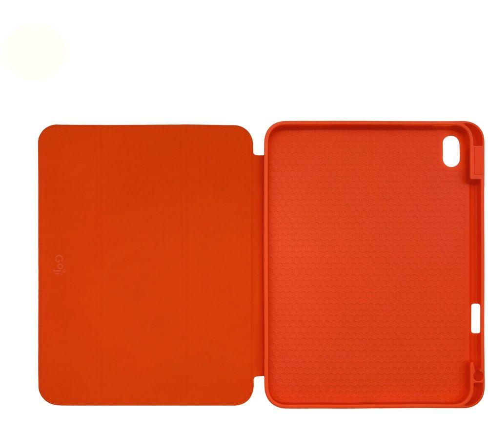 GOJI GIP109OR26 iPad 11" A16 & 10th gen Folio Case - Orange image number 2 of 5