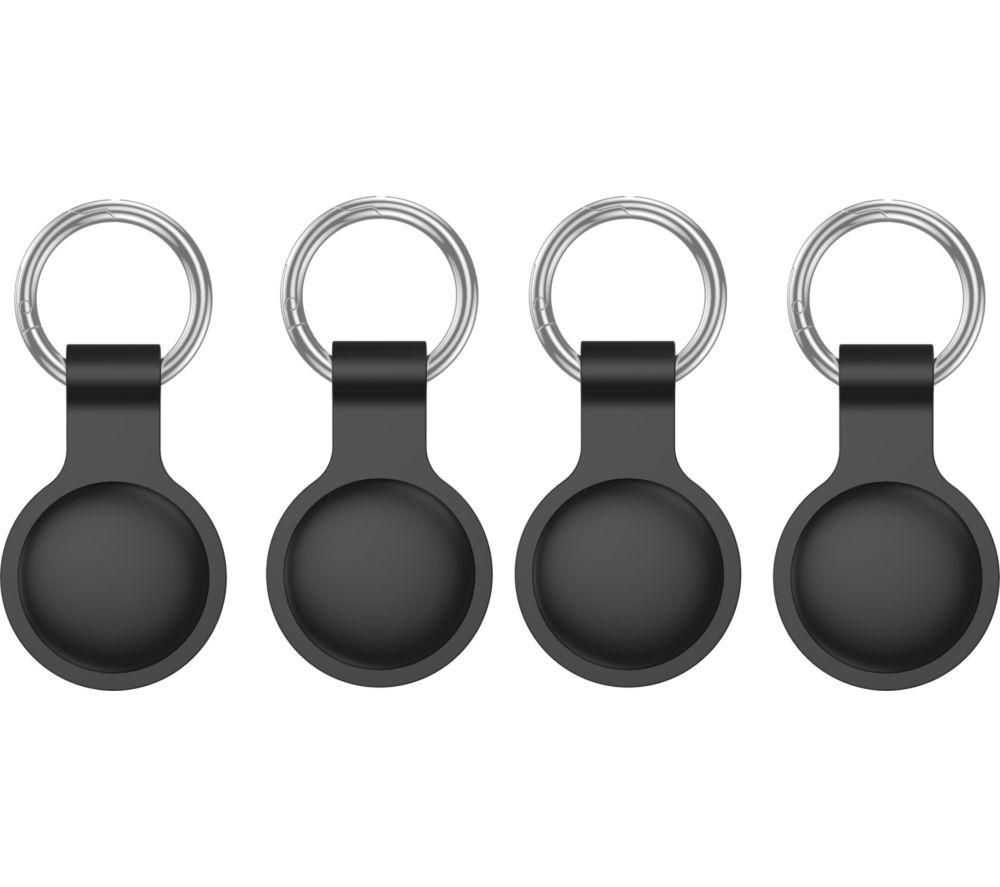 GOJI AirTag Ring Holder - 4 Pack, Black image number 3 of 4