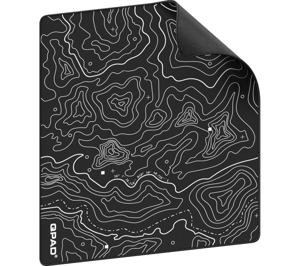 Q-PAD Edge Mouse Mat - Black & White, Large image number 6 of 10