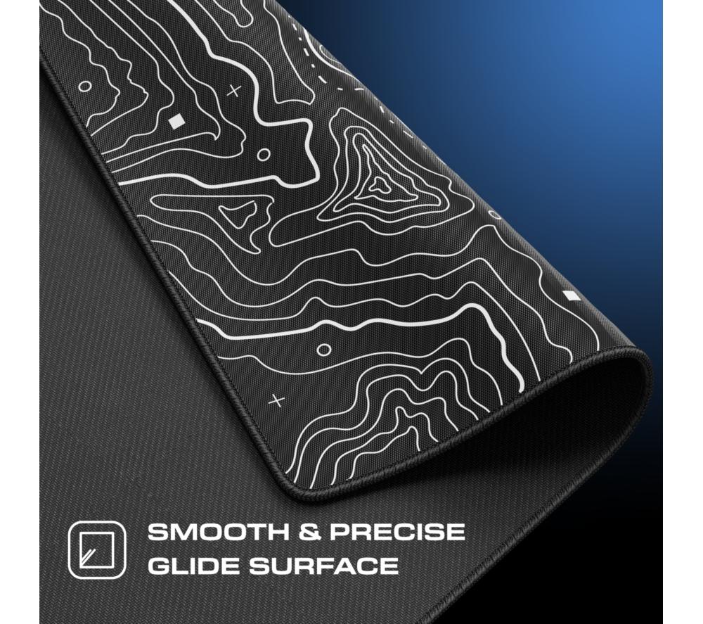 QPAD Edge Mouse Mat - Black & White, XXL image number 4 of 10