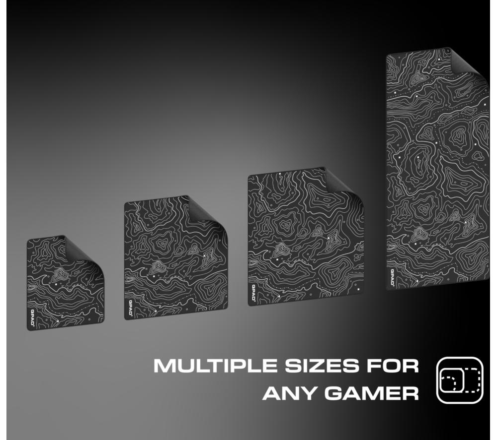 QPAD Edge Mouse Mat - Black & White, XXL image number 5 of 10